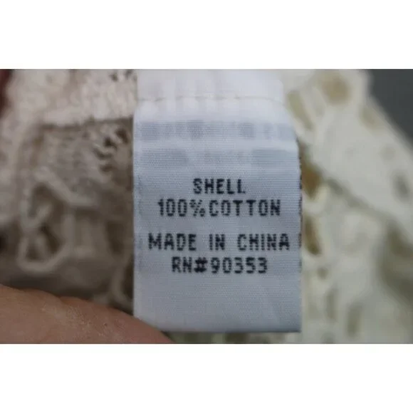 Rebellion Again Crochet Fringed Topper-XS-Cottagecore-Boho-Beachy-Cover-Up - Picture 6 of 10